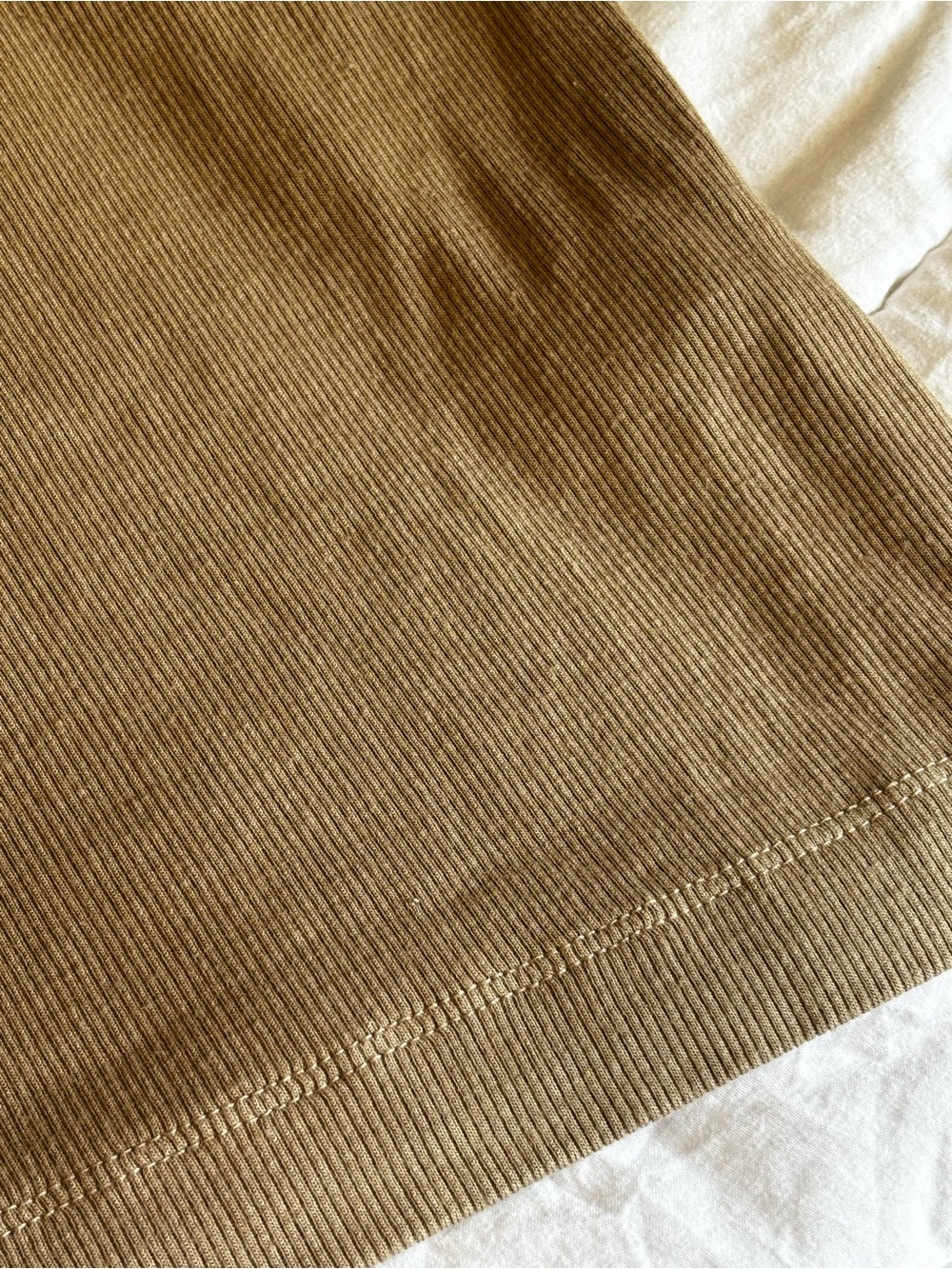 Truth by Republic Ribbed Mock-Neck Tank in Taupe Size M - Picture 5 of 5